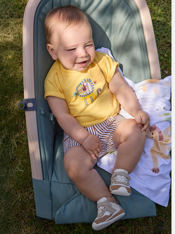 Mayoral Mayoral Completo T-shirt e pantaloncini 1284 Giallo Regular Fit