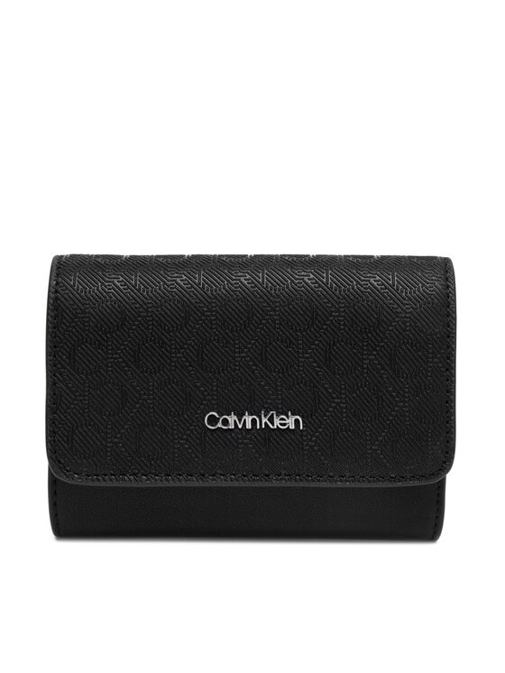 Calvin Klein Calvin Klein Portafoglio Ck Must Small Trifold_Mono K60K612939 Nero