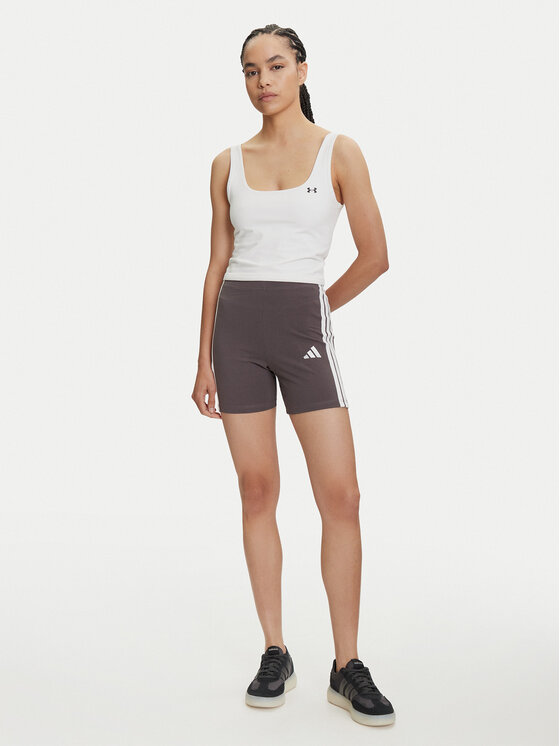 adidas adidas Cyklistické šortky Essentials 3-Stripes JD0915 Sivá Slim Fit
