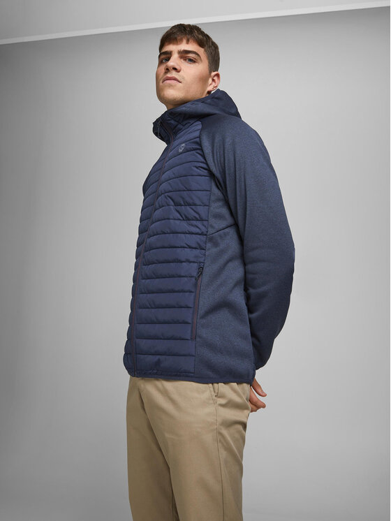 Jack&Jones Jack&Jones Μπουφάν μεταβατικό Multi Qualited 12182242 Σκούρο μπλε Regular Fit