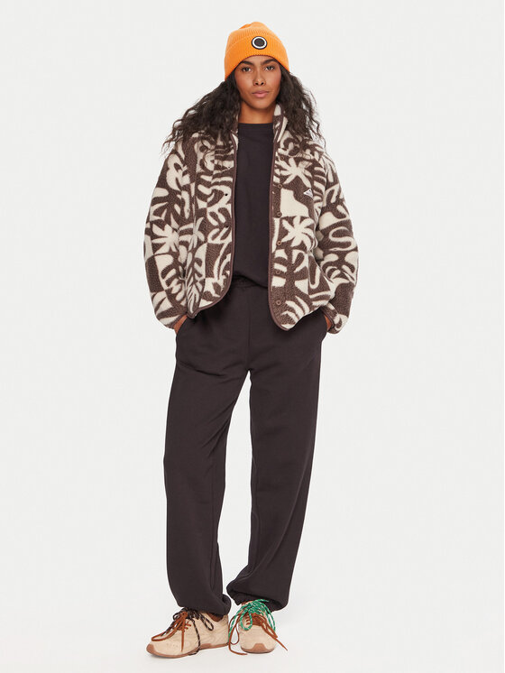 Quiksilver Quiksilver Флісовий реглан Chalok EQWPF03003 Коричневий Relaxed Fit