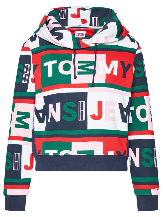 Tommy Jeans Felpa Tjw Aop DW0DW09100 