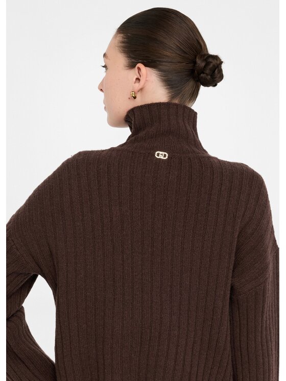 Liu Jo Liu Jo Maglione MF5425MS040X0385 Marrone Regular Fit