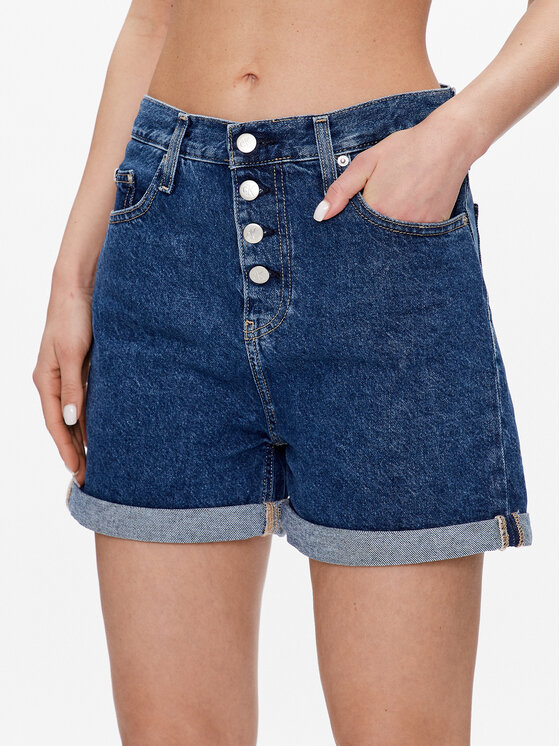 Calvin Klein Jeans Calvin Klein Jeans Farmer rövidnadrág J20J220639 Kék Regular Fit