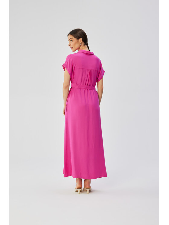 Stylove Stylove Sukienka codzienna S364 Różowy Comfortable Fit