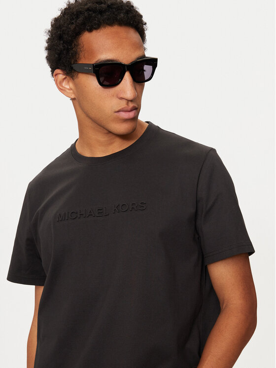 Michael Kors Michael Kors Marškinėliai CF4529H1V2 Juoda Regular Fit