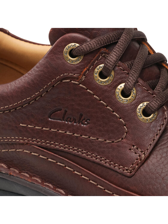 Clarks Clarks Nizki čevlji Nature Three 203390057 Rjava
