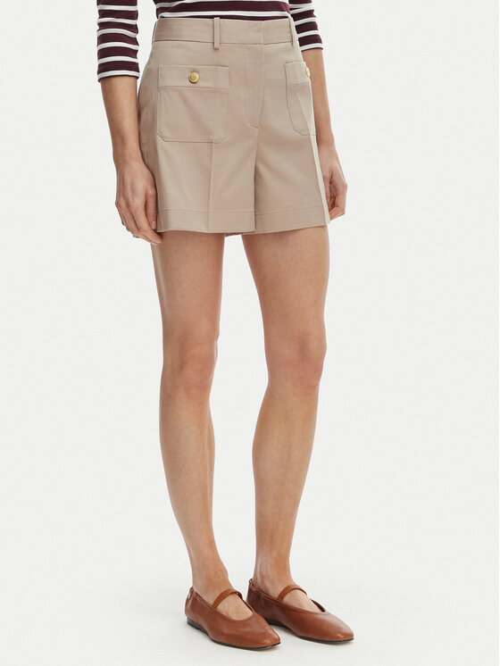 Tommy Hilfiger Tommy Hilfiger Σορτς υφασμάτινο WW0WW49592 Μπεζ Regular Fit