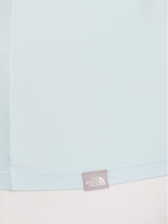 The North Face The North Face T-krekls Easy NF0A4T1Q Zils Regular Fit