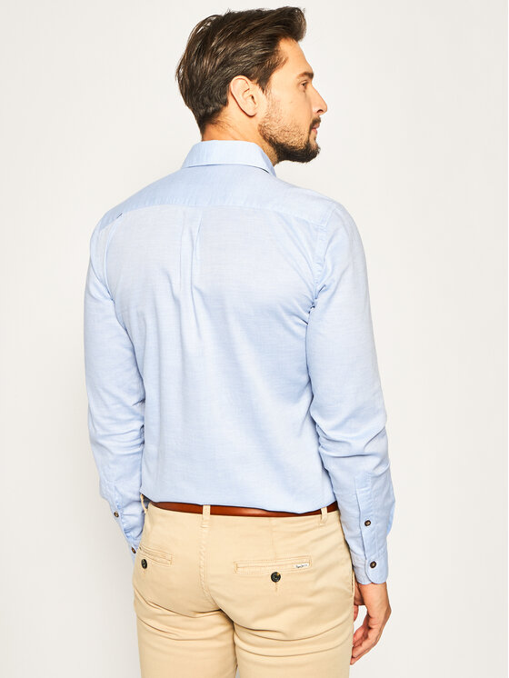 Camicia Harvard PEB47815 Blu Slim Fit