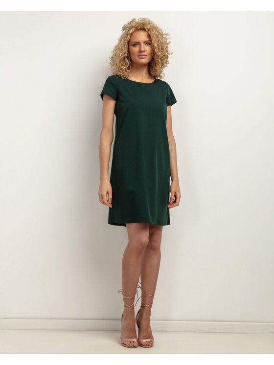 Tessita Tessita Koktejlové šaty SUKIENKA_T441 _10_L Tmavě zelená Loose Fit