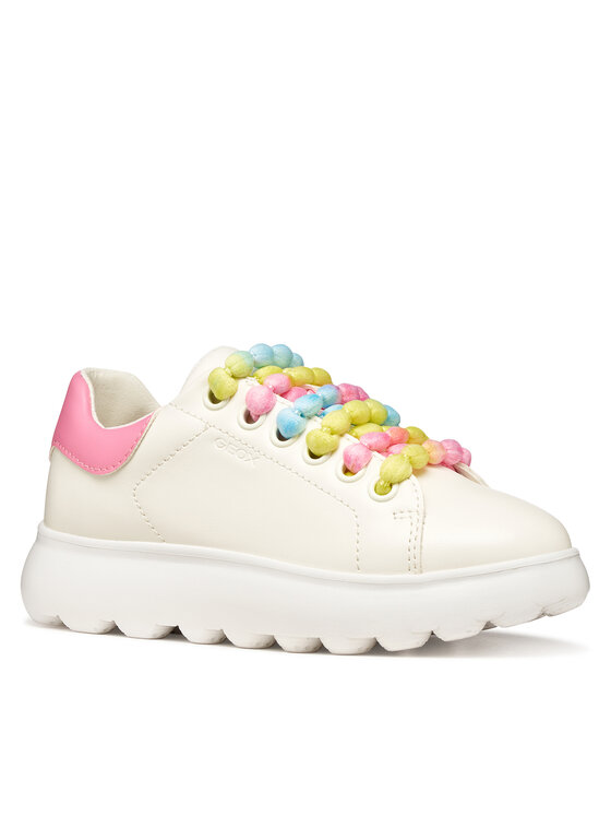 Geox Geox Sneakersy J Puffypop Girl J55MRA 000BC C0406 S Biela