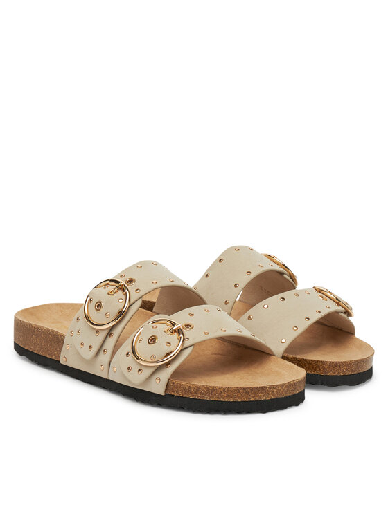 ONLY Shoes ONLY Shoes Şlapi Onlmaxi-15 Pu Studs Buckle 15341190 Écru