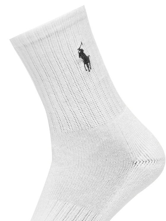 Polo Ralph Lauren Polo Ralph Lauren 6 bērnu augsto zeķu pāru komplekts 444974056001 Balts