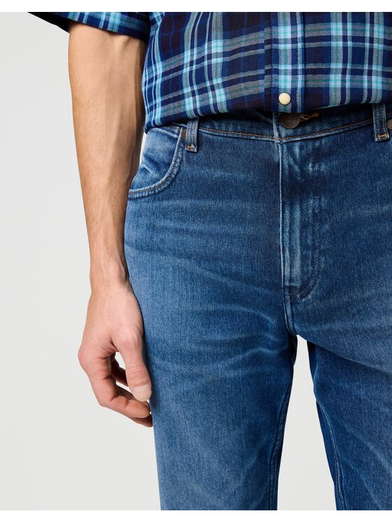 Wrangler Wrangler Jeansy Greensboro 112362444 Granatowy Regular Fit