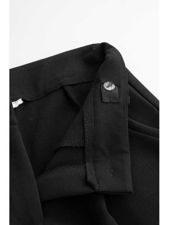 Coccodrillo Coccodrillo Kalhoty z materiálu ZC5119101EPG-021 Černá Regular Fit