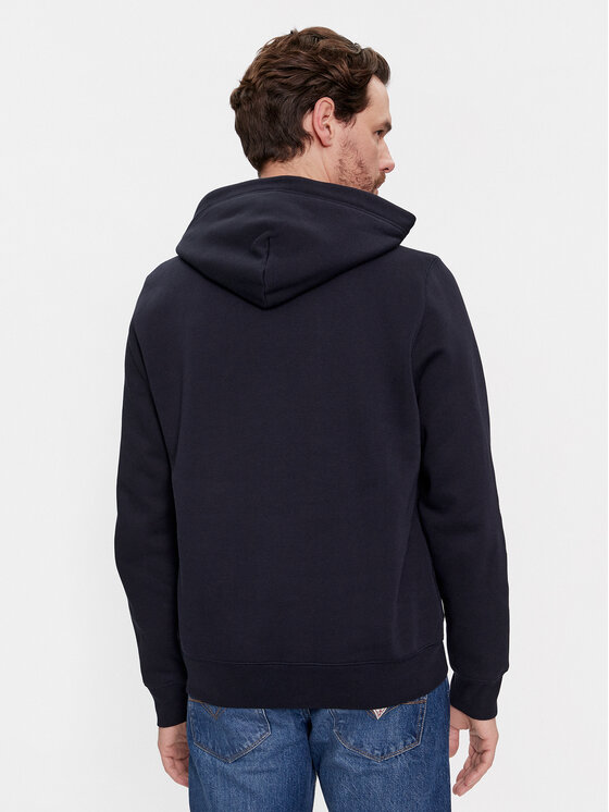 Tommy Hilfiger Tommy Hilfiger Суитшърт Flag Hoody MW0MW37861 Тъмносин Regular Fit