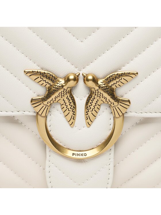 PINKO Pinko Handtasche Love One Classic 100941 A0GK Weiß