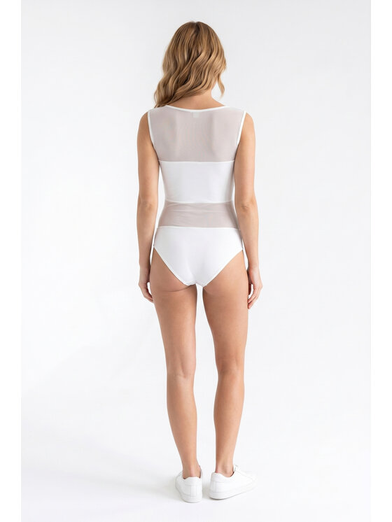 FIGL FIGL Body M1360 Kremowy Fitted Fit