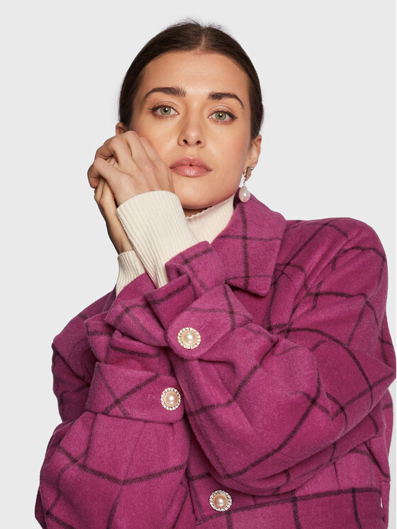 Custommade Custommade Вовняне пальто Isabel 999540835 Рожевий Regular Fit