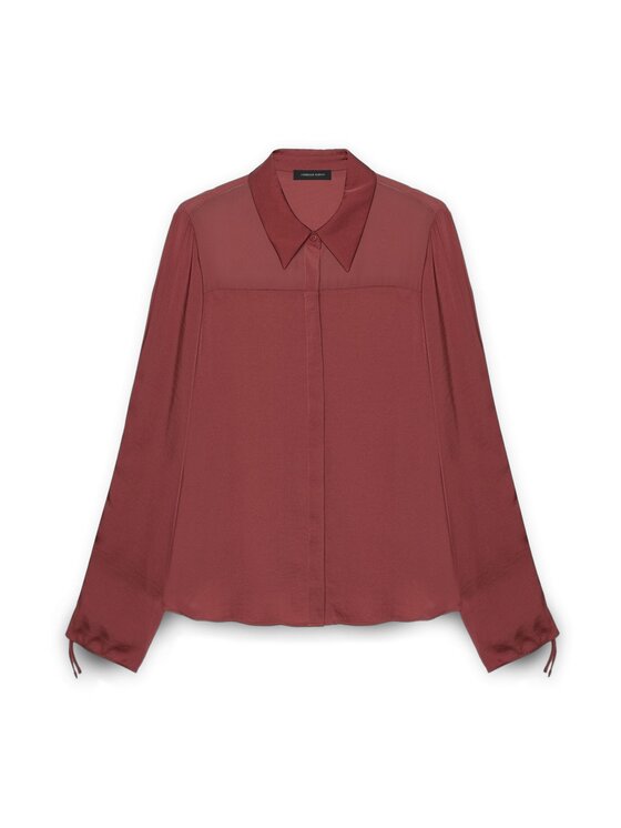 Fiorella Rubino Fiorella Rubino Koszula 5048T001275N029 Bordowy Regular Fit