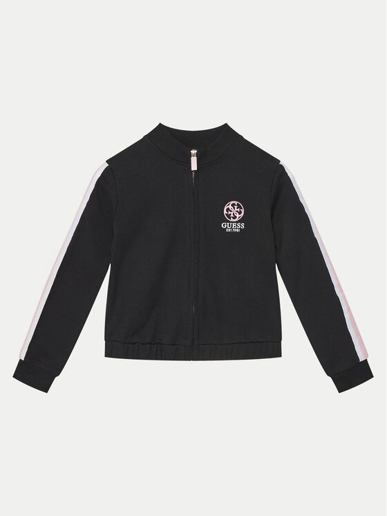 Guess Bluza J5RQ01 KAD74 Czarny Regular Fit