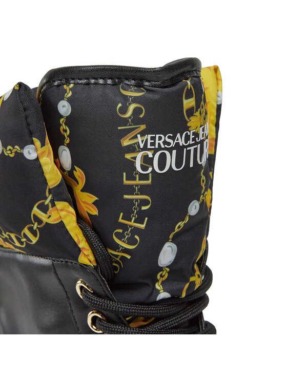 ミドルブーツ VERSACE Women Boots 75VA3S62 ZS869 G89 Black Versace Jeans Couture Botki 75VA3S62 Czarny | Modivo.pl