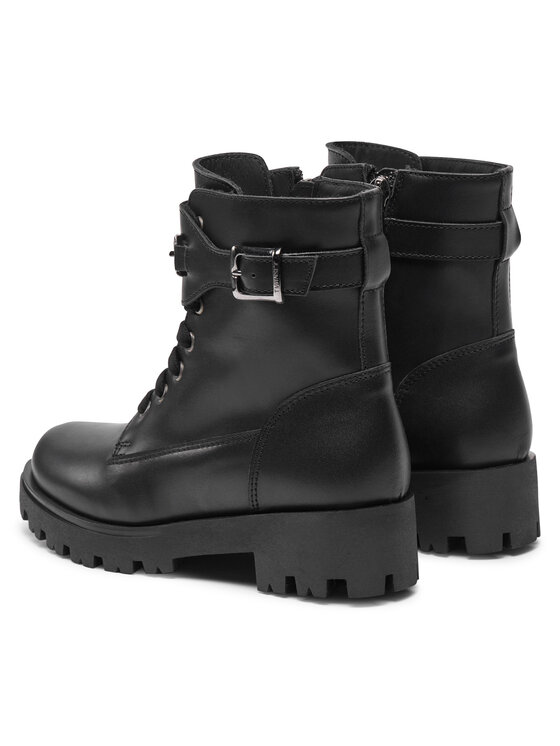 TWINSET TWINSET Planinarske cipele Anfibio 242GCJ M Crna