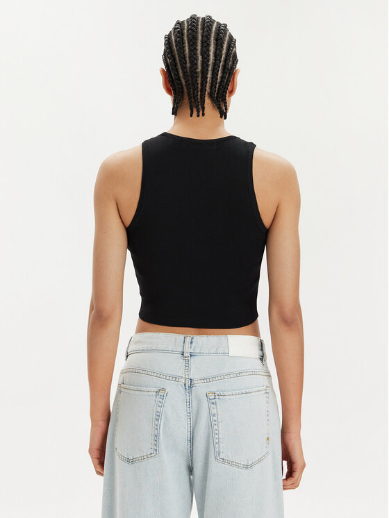 Vero Moda Vero Moda Top Ginny 10300339 Czarny Slim Fit