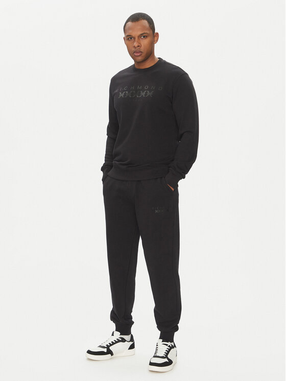Richmond X Richmond X Donji dio trenerke UMP25008PA Crna Regular Fit