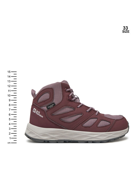 Jack Wolfskin Trekkingi Woodland 2 Texapore Mid K 4059831 Fioletowy Modivo.pl