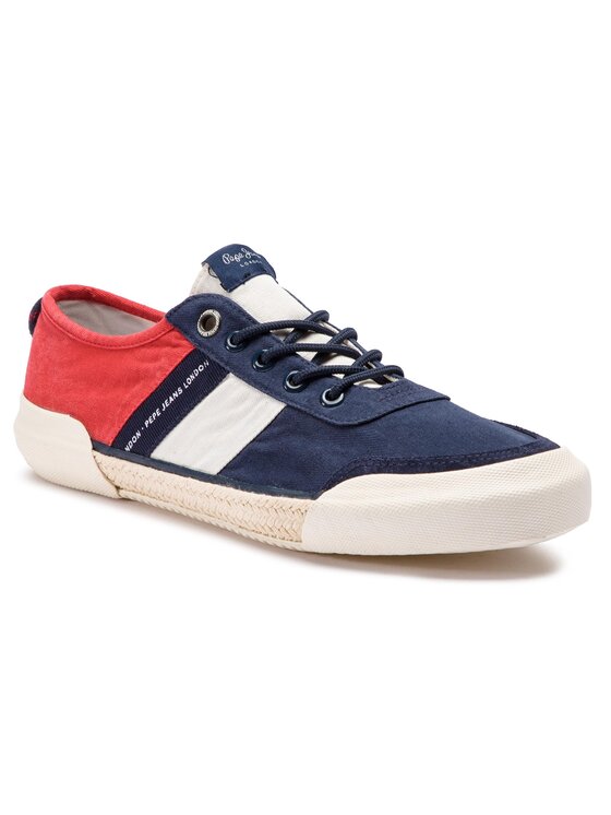 Pepe Jeans Pepe Jeans Espadrilky Cruise Sport Man PMS10250 Tmavomodrá