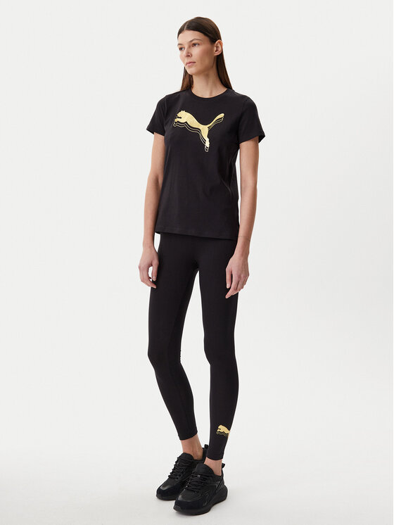 Puma Puma Colanți Essentials Metallic 685000 Negru Slim Fit