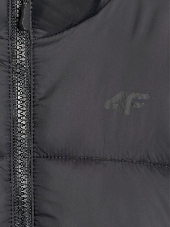 4F 4F Kurtka puchowa OUTERWEAR Czarny Regular Fit