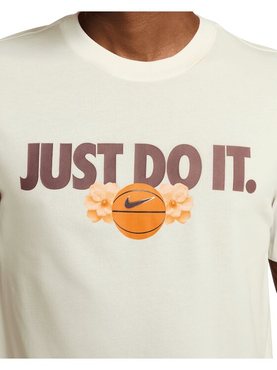Nike Nike T-Shirt Dri-FIT Basketball HJ3352-133 Beżowy Regular Fit