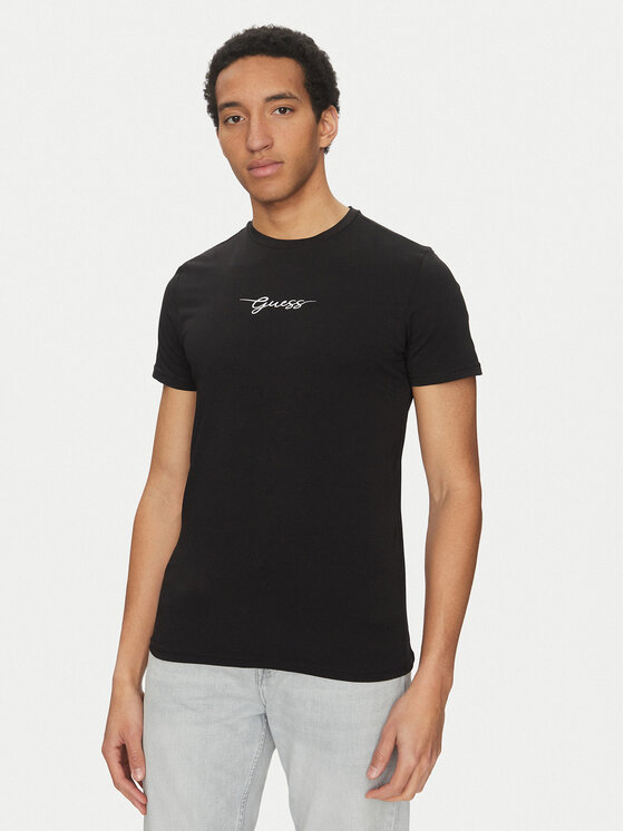 Męski T-Shirt Guess, Rozmiar XXL, Czarny, U5GM02 KCD31