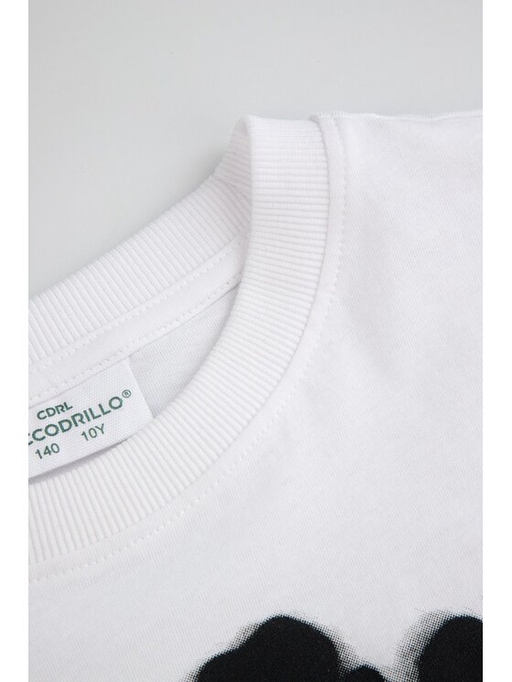 Coccodrillo Coccodrillo T-Shirt WC6143205VBA-001 Biały Regular Fit
