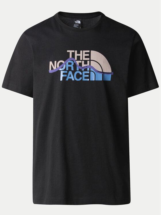 The North Face The North Face Majica Mountain Line NF0A87NT Črna Regular Fit