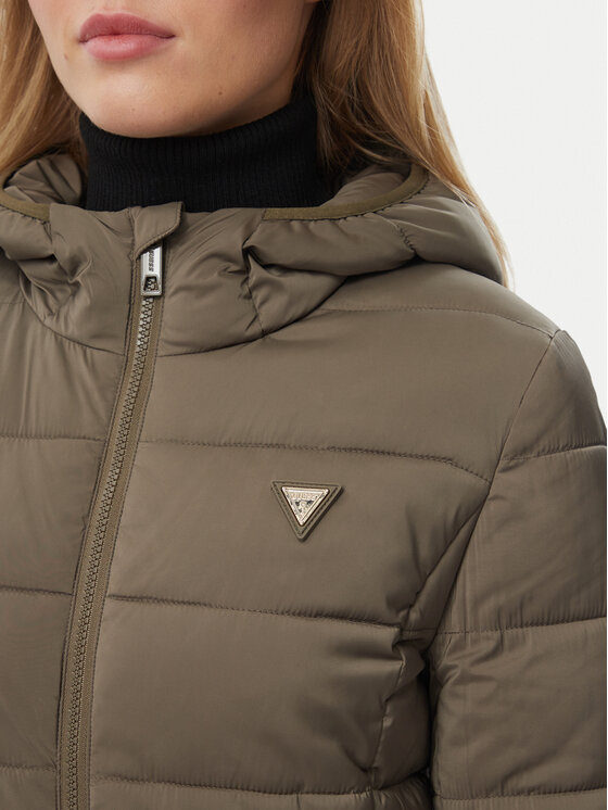 Guess Guess Зимова куртка V4YL05 WF3X0 Хакі Regular Fit