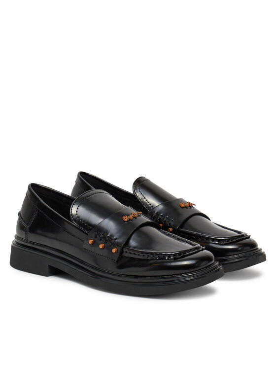 Pepe Jeans Pepe Jeans Loaferice Penny Studs PLS10427 Crna