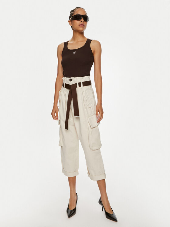 PINKO Pinko Cargo püksid Ronfare 101840 A21C Beež Regular Fit