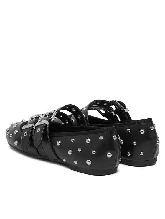 Buffalo Buffalo Балетки Daphne Stud 1620059 Чорний