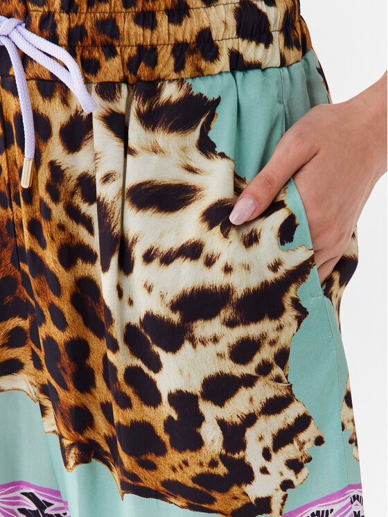 Just Cavalli Just Cavalli Σορτς υφασμάτινο 74PBD110 Πράσινο Regular Fit