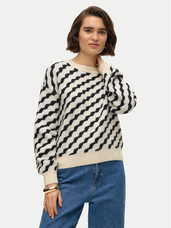 Vero Moda Vero Moda Megztinis Lara 10310862 Smėlio Regular Fit