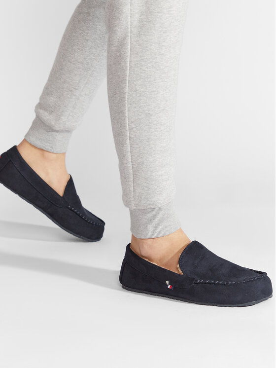 Tommy Hilfiger Tommy Hilfiger Παντόφλες Σπιτιού Driver Homeslipper FM0FM04223 Σκούρο μπλε