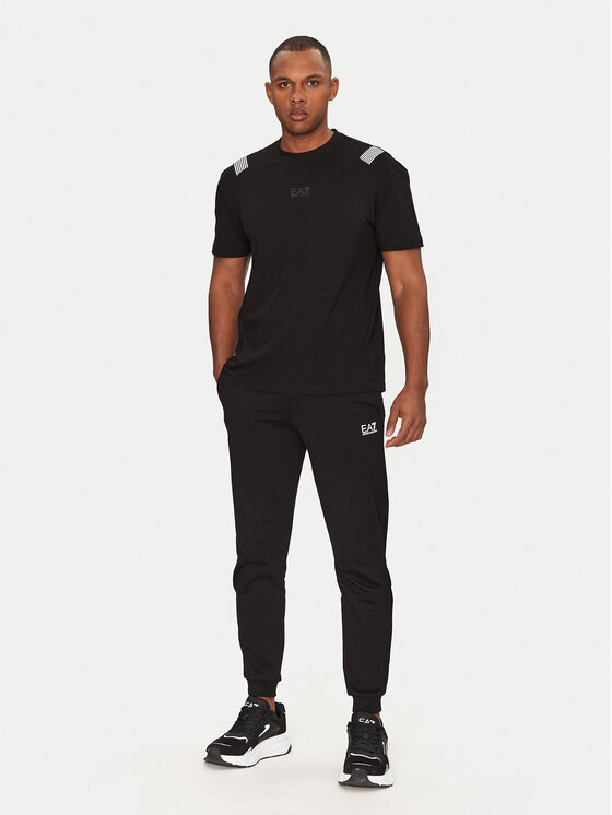 EA7 Emporio Armani EA7 Emporio Armani T-shirt 7M000266 AF10375 UC001 Crna Regular Fit