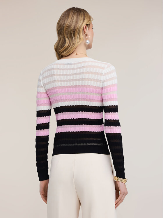 Motivi Motivi Sweter M169W003867N0S1 Różowy Regular Fit