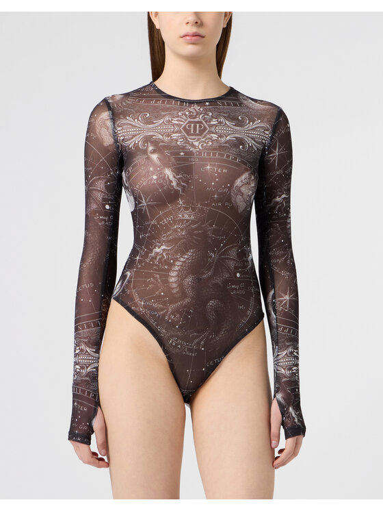 PHILIPP PLEIN PHILIPP PLEIN Body 31067 Nero Skin Tight Fit