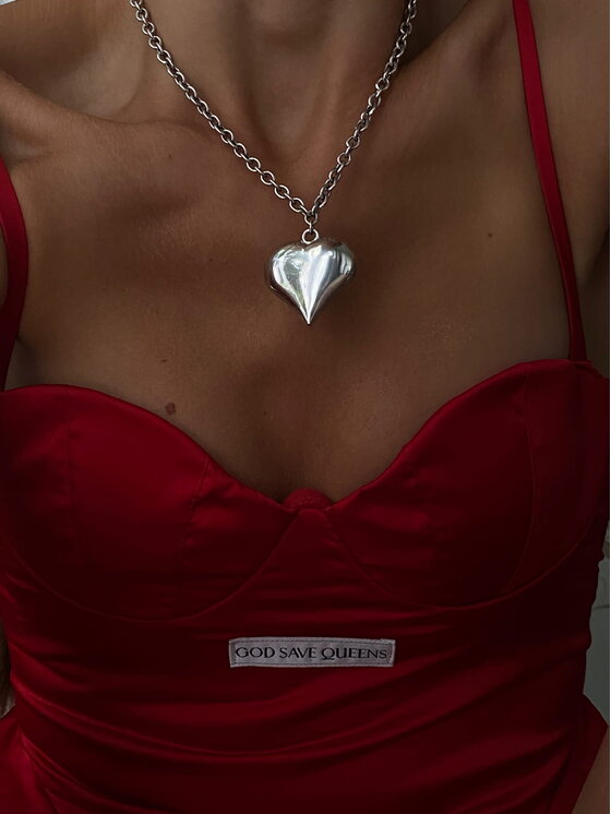 Alicja&Maria Jewellery Alicja&Maria Jewellery Naszyjnik Cherish Silver Srebrny
