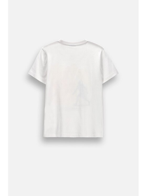 Coccodrillo Coccodrillo T-Shirt ZC6143207VBB-001 Biały Regular Fit